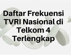 Daftar Tp Rtv Telkom 4